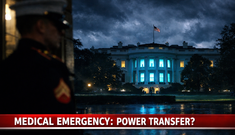 🚨 BREAKING NEWS: TRUMP SUFFERED A STROKE? WHITE HOUSE MEDICAL TEAM SEALS SCENE; EMERGENCY POWER TRANSFER PLAN REVEALED!
