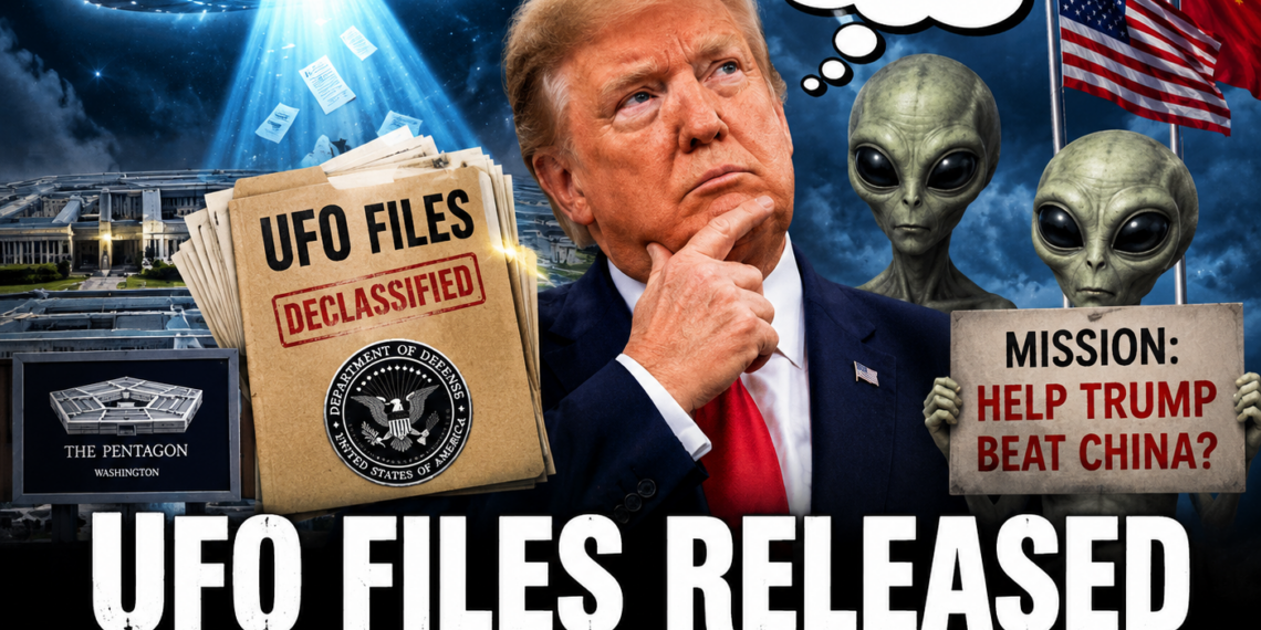 UFO Files Suddenly Released Before Trump’s China Trip? Netizens Joke: “Has He Started Asking Aliens for Backup?”