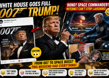 White House’s “007 Trump” Surprise Drop: Is This a Bond Audition… or a New Reality Show?