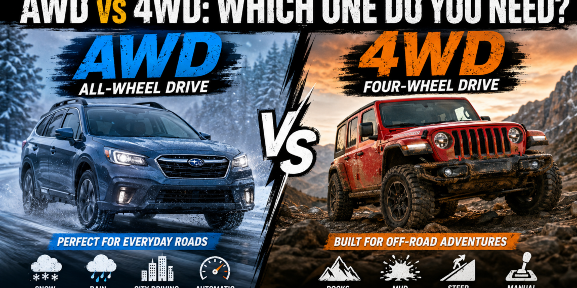 AWD vs 4WD: Are You Buying a Snow Hero… or an Off-Road Drama Queen?
