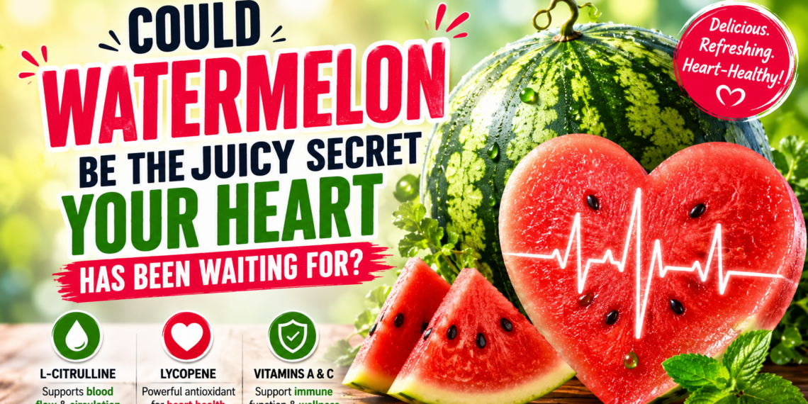 Could Watermelon Be the Juicy Secret Your Heart Has Been Waiting For?